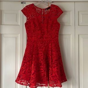 Lacey red dress